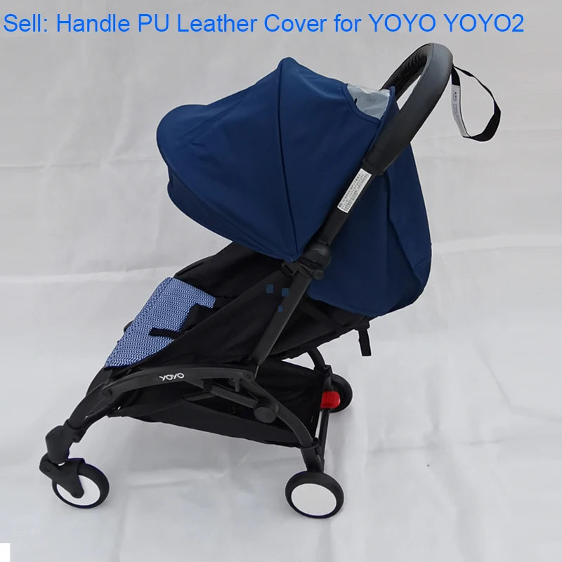 Accessoires de poussette pour bébé, housse de protection en cuir et accoudoir, barre de pare-chocs, poignée de main courante pour Babyzenes Yoyo Yoya + landau