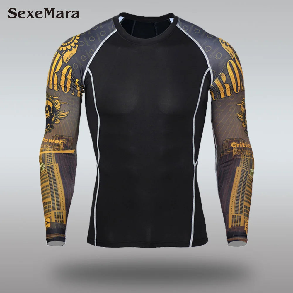 New Men's Thermal Underwear Sets, Compression Sports Suit, Sweat-Wicking, Quick-Drying Thermal Underwear, Men's Long Johns Sets