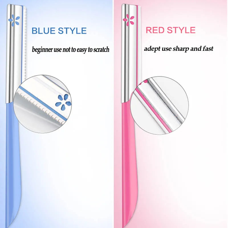 3/5 Piece Eyebrow Trimmer Set for Women, Makeup Beauty Eyebrow Hair Removal Hairdressing Tool, Steel Blade, Facial Eyebrow Razor, Trimmer
