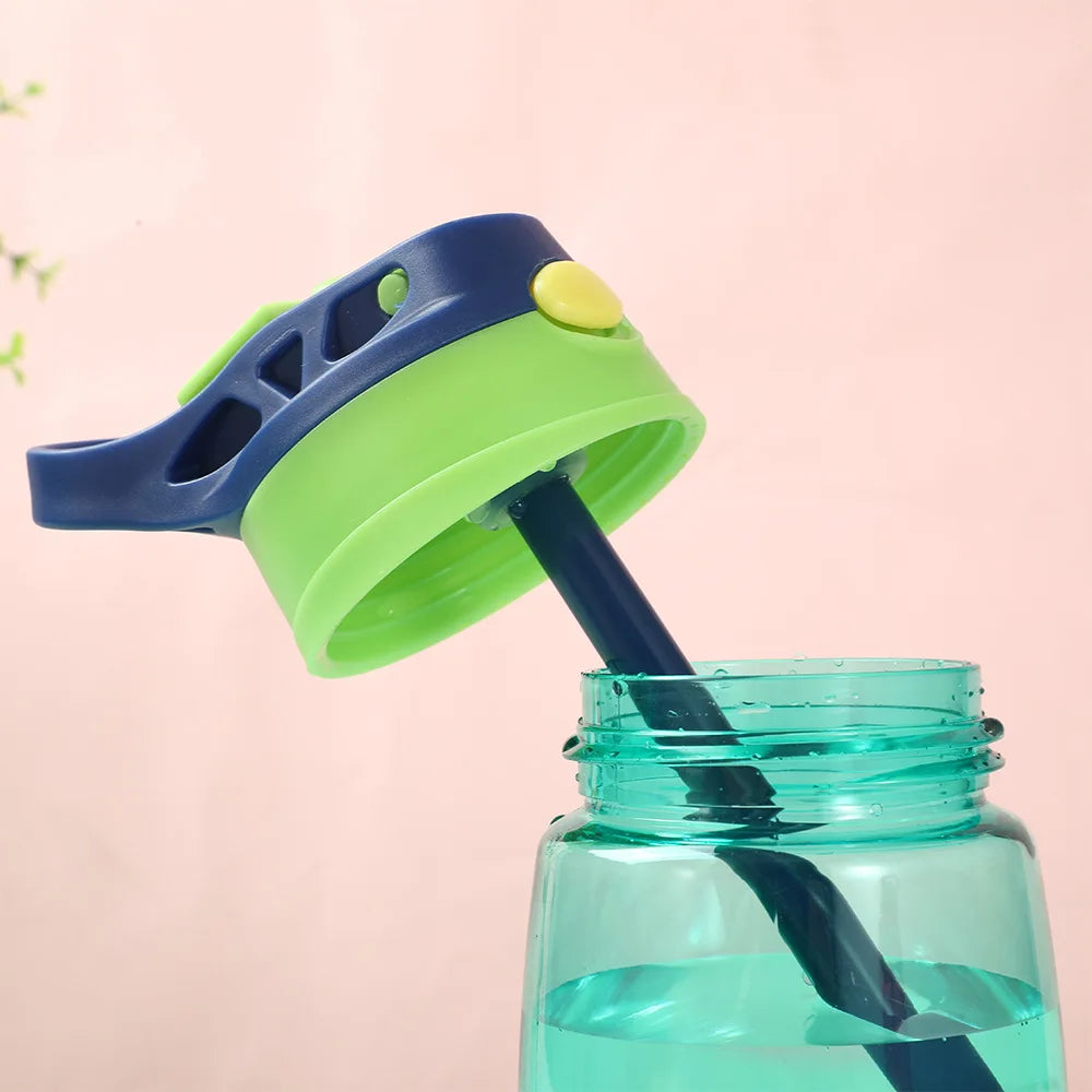 Bouteille d'eau portable avec paille pour enfants, tasse de fitness pour filles, voyage, HI Gym Sports, été, eau froide, jus, 480ml