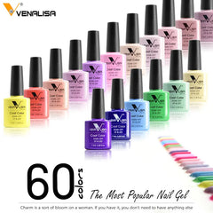 Venalisa 7.5ml mode brillant tremper UV Gel vernis à ongles cosmétiques Nail Art manucure ongles Gel vernis conseils vernis à ongles