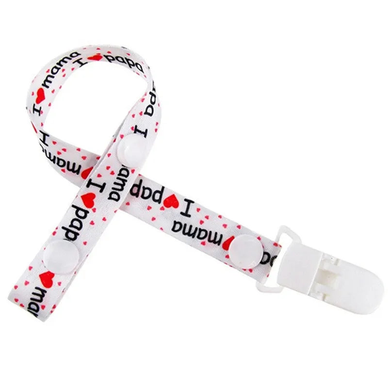 1pc bébé sucette Clips chaîne matériau confortable mignon factice pince titulaire mamelons enfants dessin animé attache-sucette attache-sucette