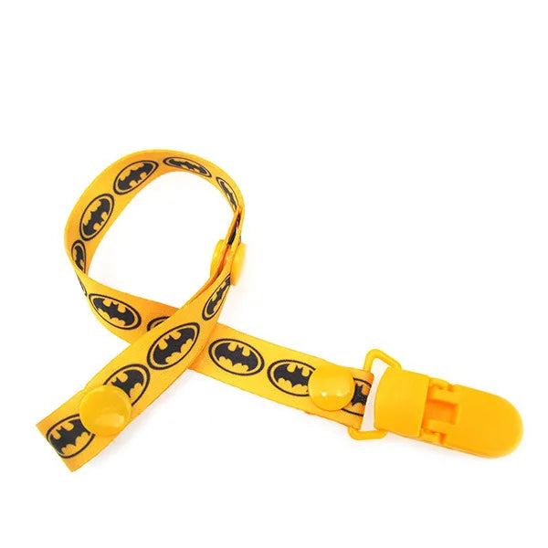 1pc bébé sucette Clips chaîne matériau confortable mignon factice pince titulaire mamelons enfants dessin animé attache-sucette attache-sucette