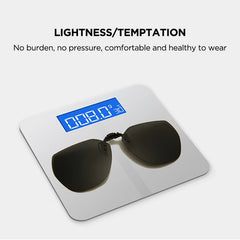 Lunettes de soleil polarisées à clipser pour hommes et femmes, lunettes de soleil rabattables, lunettes de conduite photochromiques, vision nocturne miroir, lunettes de pêche