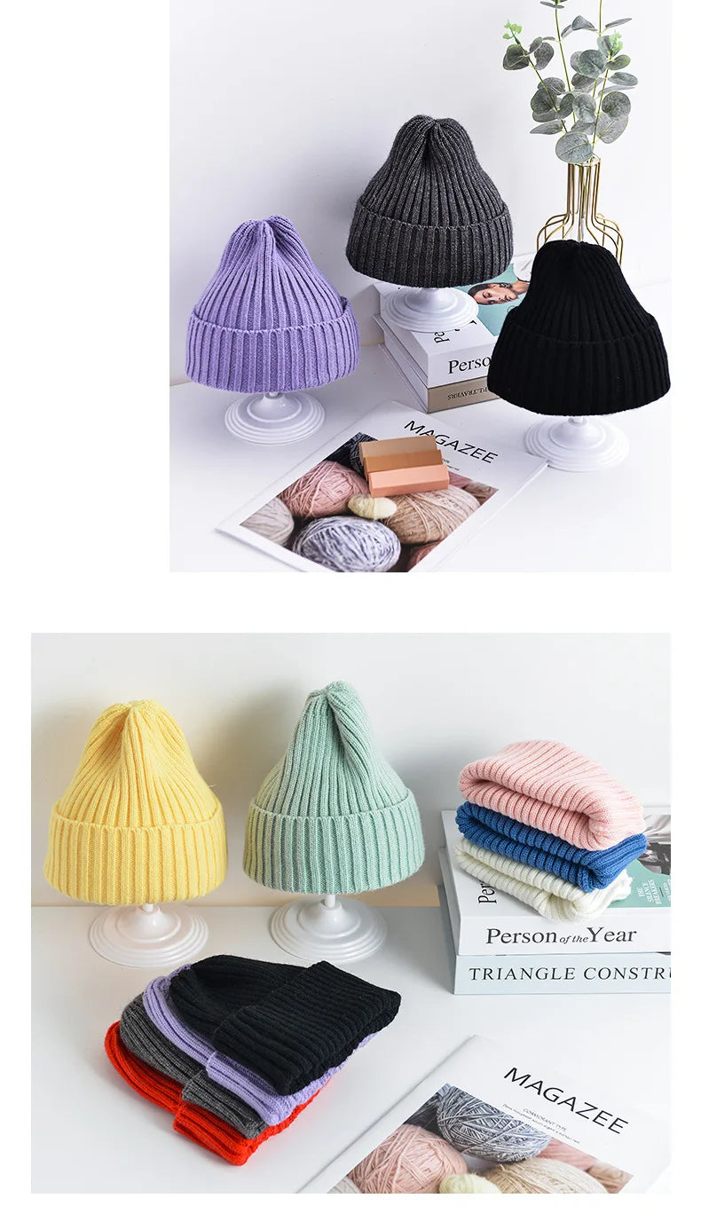 Bonnet au crochet pour nouveau-né, chapeaux d'hiver pour enfants, accessoires de photographie pour tout-petits, trucs chauds pour garçons et filles