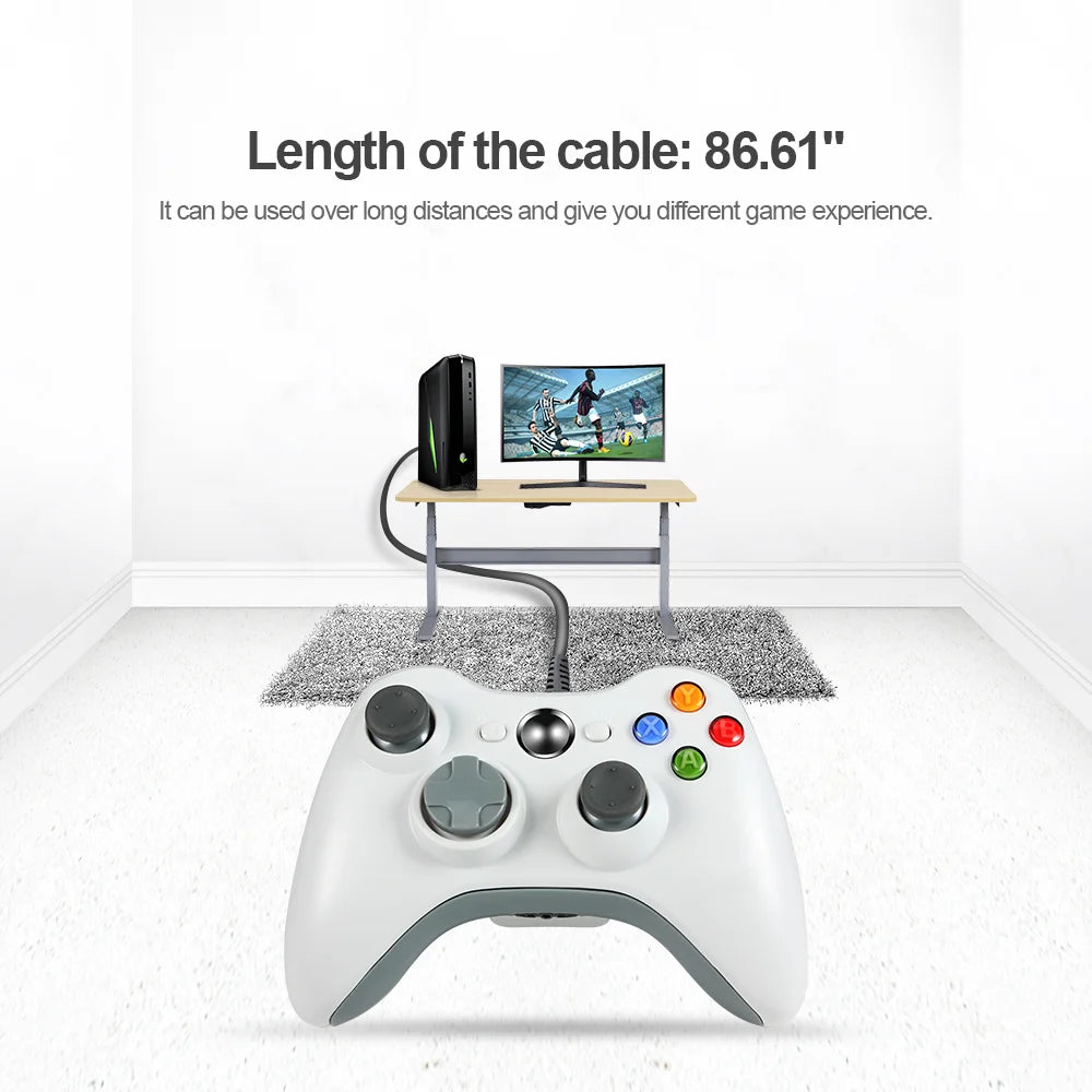 Manette de jeu pour Xbox 360 contrôleur de Joystick filaire manette filaire pour XBOX 360 manette de jeu Joypad