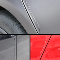 Transparent anti-collision protection bar stickers for car doors, rearview mirror covers, and side edge protection strips