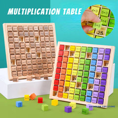 Jouets éducatifs en bois Montessori pour enfants, jouets pour bébés, Table de Multiplication 99, mathématiques préscolaires, arithmétique, outils pédagogiques, cadeau