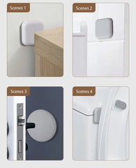 Silicone Door Stopper, Door Stop, Handle Bumper, Self-Adhesive Silent Door Protector Pad, Home Improvement, Anti-Shock Wall Pad