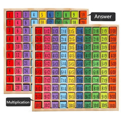 Jouets éducatifs en bois Montessori pour enfants, jouets pour bébés, Table de Multiplication 99, mathématiques préscolaires, arithmétique, outils pédagogiques, cadeau