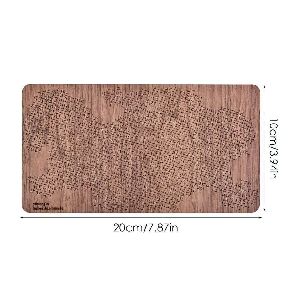 Puzzle en bois de haute qualité pour adultes, niveau Expert difficile, Puzzle Impossible, Puzzle Unique et stimulant, jeu de société en bois