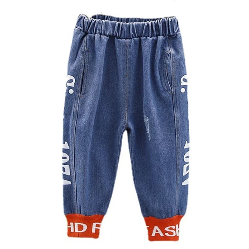 Bébé filles jean serré printemps automne filles suona Denim pantalon décontracté enfants Stretch pantalon évasé enfants vêtements for0-5 ans