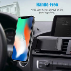 Support de téléphone universel pour voiture, pour iPhone XS 8 11 12 13 14 15 Pro Max, Clip de montage pour grille d'aération, Support de téléphone pour voiture, Smartphone