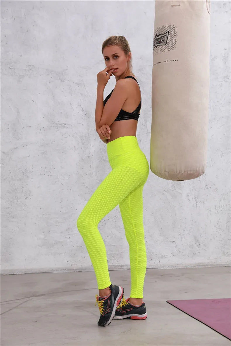 Leggings Push Up mode femme Sport Fitness taille haute Leggins Sexy bout à bout Scrunch entraînement collants de gymnastique pantalon