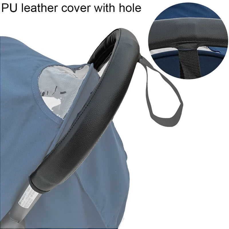 Accessoires de poussette pour bébé, housse de protection en cuir et accoudoir, barre de pare-chocs, poignée de main courante pour Babyzenes Yoyo Yoya + landau
