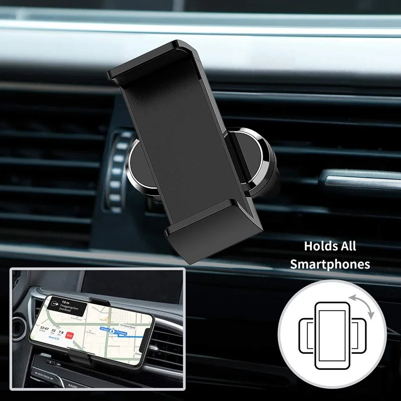 Support de téléphone universel pour voiture, pour iPhone XS 8 11 12 13 14 15 Pro Max, Clip de montage pour grille d'aération, Support de téléphone pour voiture, Smartphone