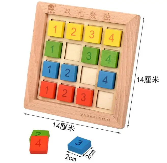 Planche en bois Puzzle enfants éducatif mathématiques Tangram Puzzles jeu jouets pour adultes enfants