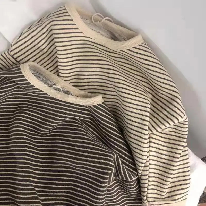 Enfants Garçon Sweat Pour Tout-Petits Filles Top Vêtements Printemps Coton T-shirt À Manches Longues Enfants Vêtements Automne 1-6Y Garçons Vêtements
