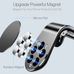 Support de téléphone magnétique puissant, Clip de ventilation, pour toutes les voitures, pour Xiaomi12, Huawei, Iphone 13, tous les téléphones intelligents