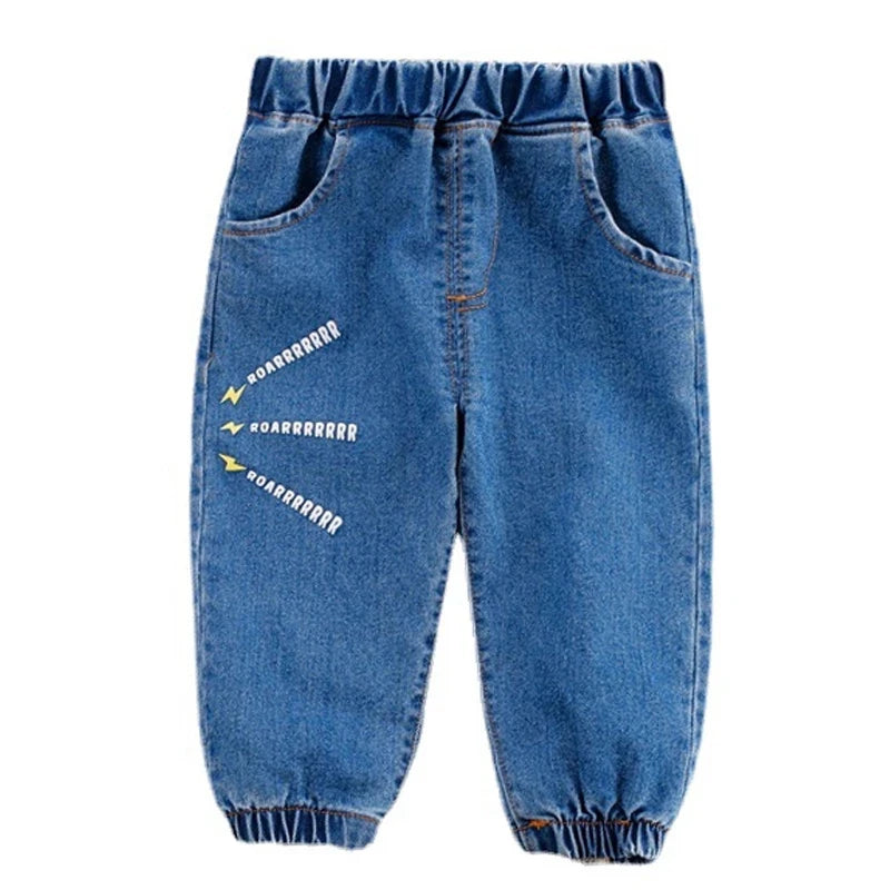 Bébé filles jean serré printemps automne filles suona Denim pantalon décontracté enfants Stretch pantalon évasé enfants vêtements for0-5 ans