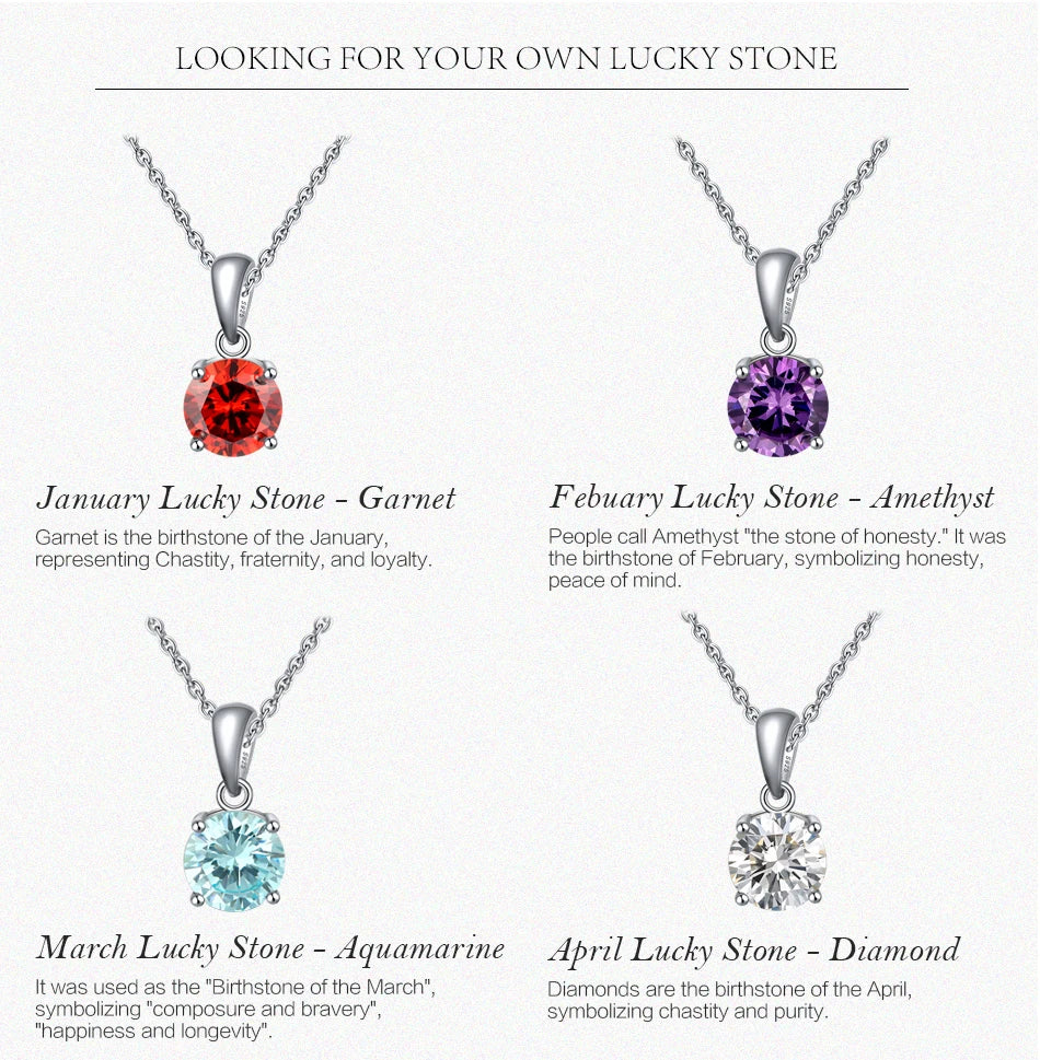 Effie Queen 925 boucles d'oreilles en argent Sterling pierre de naissance pour femmes AAA Zircon cubique 12 couleurs boucles d'oreilles mode fille bijoux SE84