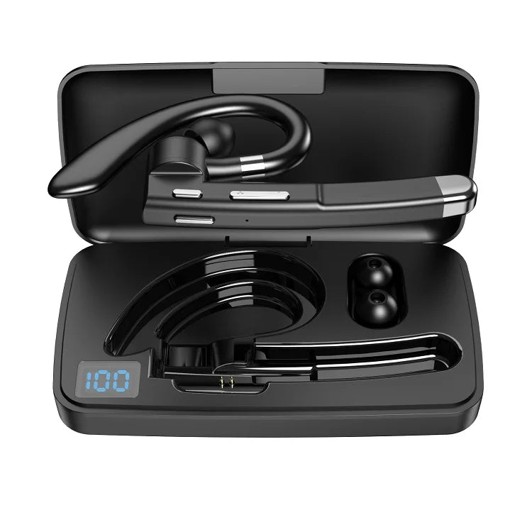 Écouteurs Bluetooth 5.3, stéréo, mains libres, suppression du bruit, casque d'affaires sans fil avec micro HD pour tous les téléphones intelligents