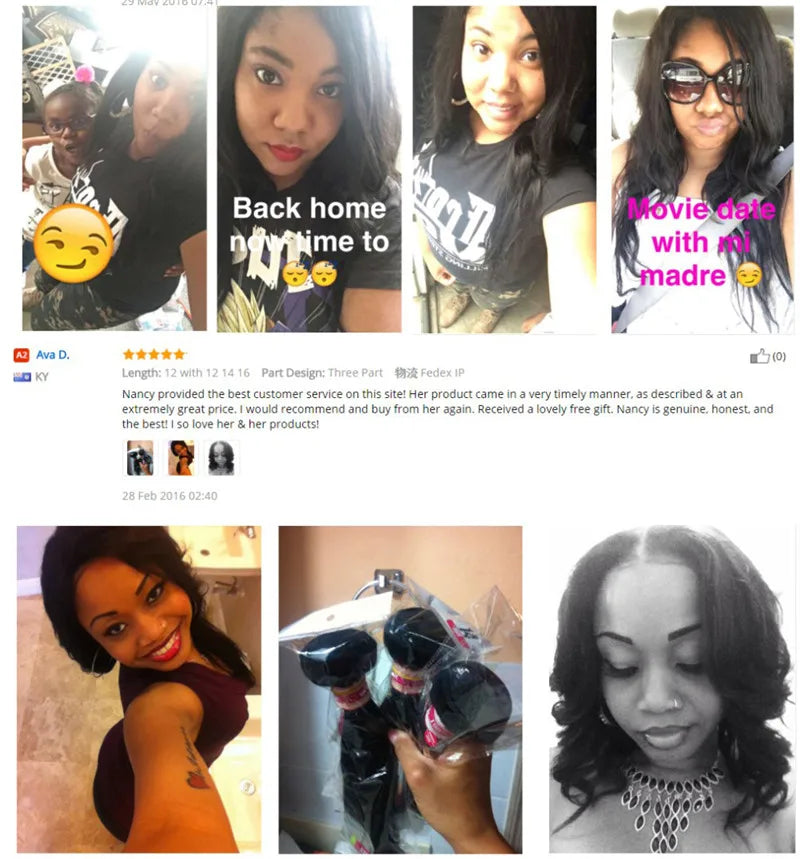 Paquets brésiliens de cheveux raides 1/3/4 pièces 100% cheveux humains non transformés paquets droits Extensions de cheveux humains pour les femmes noires