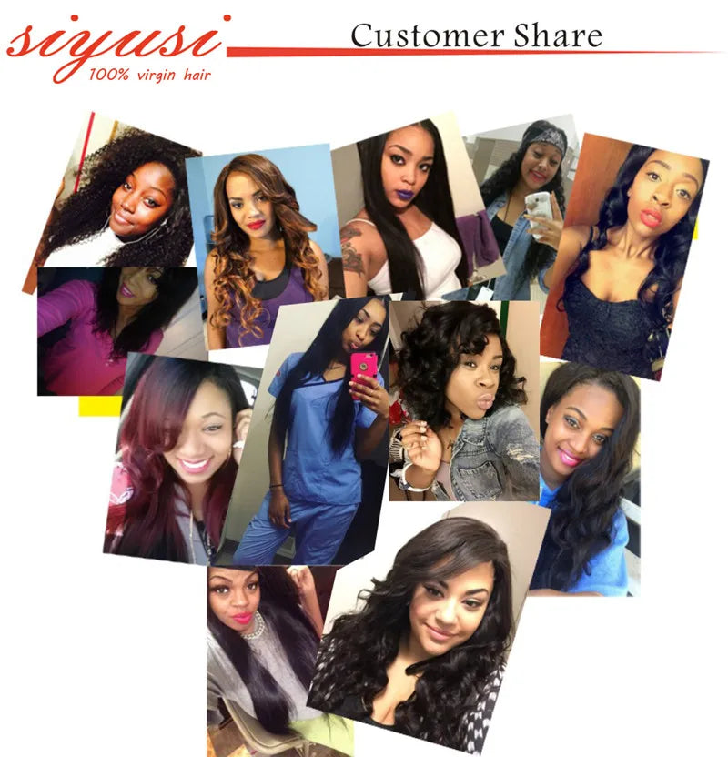 Paquets brésiliens de cheveux raides 1/3/4 pièces 100% cheveux humains non transformés paquets droits Extensions de cheveux humains pour les femmes noires