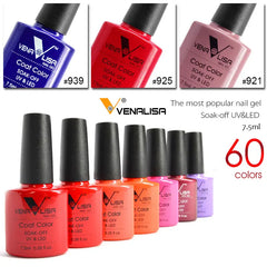 Venalisa 7.5ml mode brillant tremper UV Gel vernis à ongles cosmétiques Nail Art manucure ongles Gel vernis conseils vernis à ongles