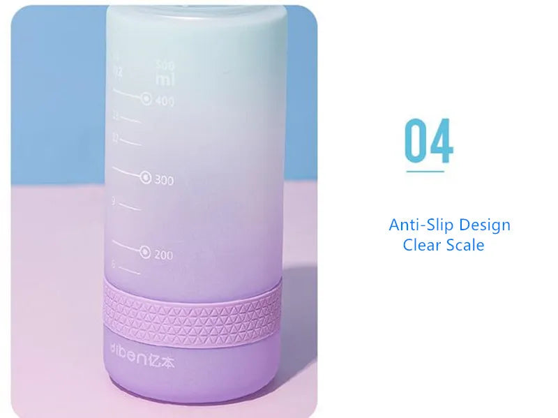 Bouteille d'eau en plastique de 600ml, livraison gratuite, articles portables, Shaker d'extérieur, Sport, mignon, pour filles, nouvelle mode