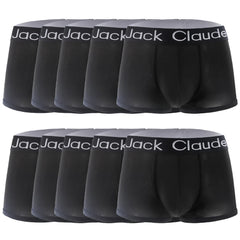 10 pièces/lot hommes Boxershorts Sexy Boxer doux lettre imprimé Boxer Shorts pour hommes sous-vêtements hommes boxeurs mâle Slip Homme Calzoncillo