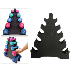 Support d'Haltères T1 à 5 Niveaux pour la Gym à Domicile, Accessoire Compact