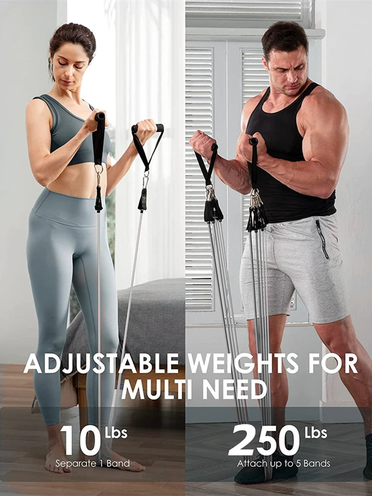 Bande élastique de résistance pour butin de Fitness, 300lb, entraînement pour l'entraînement à domicile, exercice de Sport, ensemble de harnais d'haltères, équipement d'extension