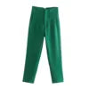 D3250 New Arrivals Women's Pants & Trousers Women High Waist Tight Solid Color Elegant Office Pants for Ladies Casual Pants