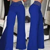 Boutique Wholesale 2024 Summer New Fashionable Temperament Commuting High Waist Casual Wide Leg Women's Pants