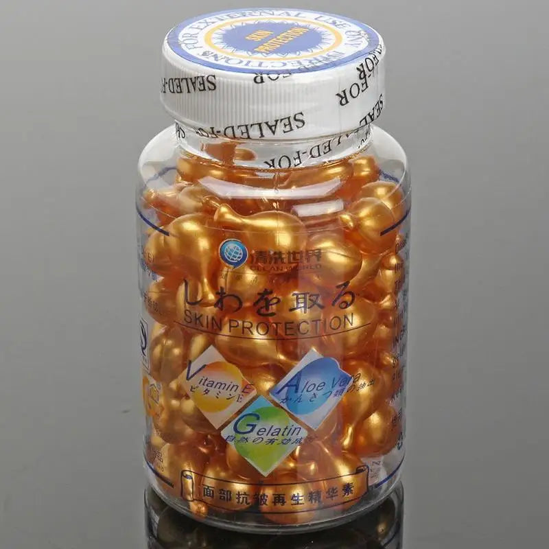 Capsules d'extrait de vitamine E, crème hydratante, sérum Ve, maquillage coréen pour le visage, 90 pièces/bouteille, soins pour la peau