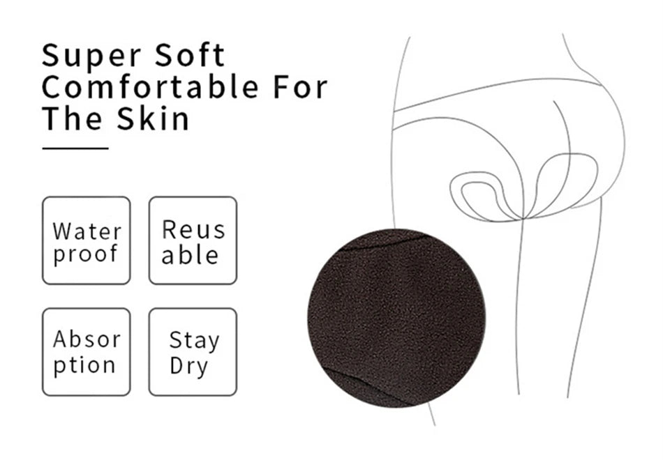 Serviettes hygiéniques réutilisables au charbon de bambou, 10 pièces, doublure de culotte lavable, serviettes menstruelles en coton pour maman et maternité