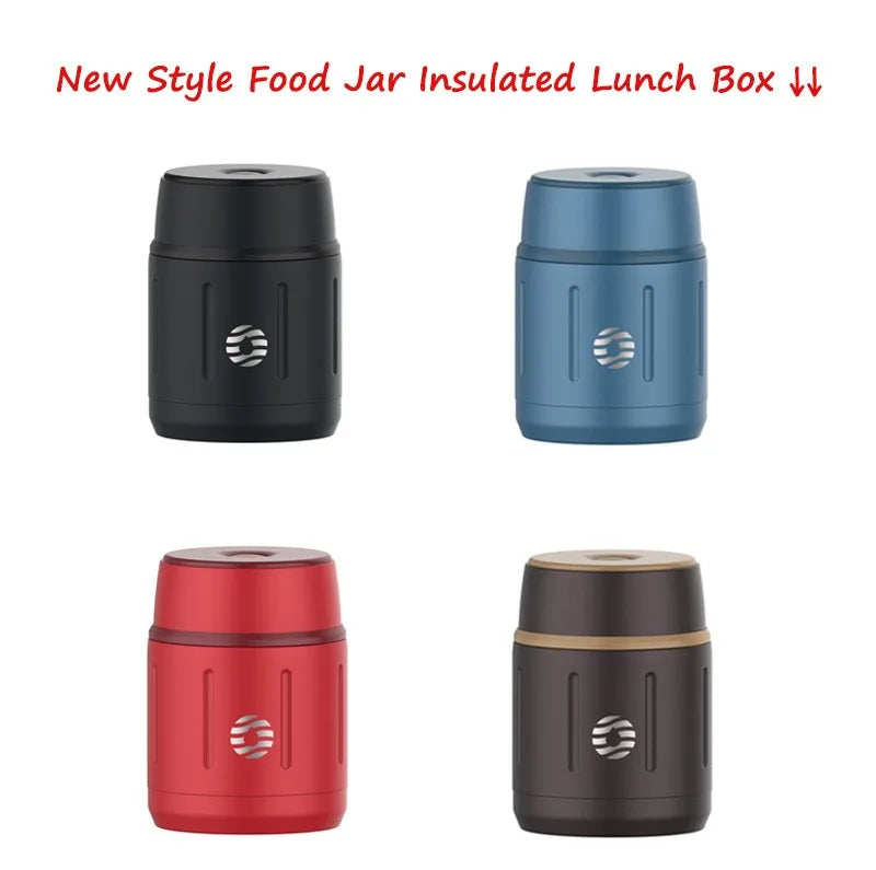 FEIJIAN 500 ml Thermos alimentaire, pot alimentaire isolé sous vide en acier inoxydable 316 avec cuillère boîte à déjeuner pour enfants