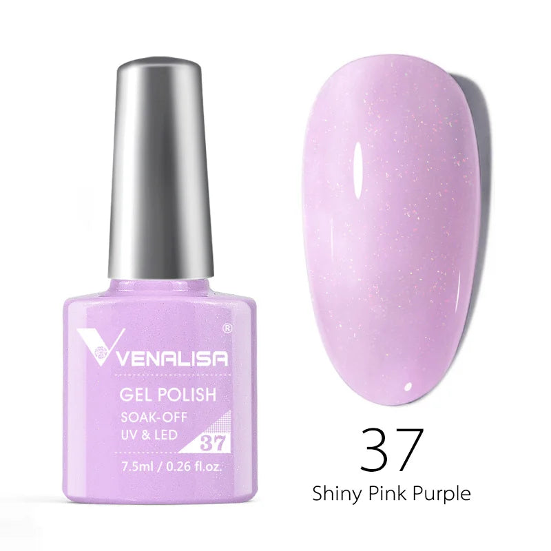 Venalisa vernis à ongles Gel à paillettes réfléchissantes couleur néon couverture complète Pigment Nail Art manucure tremper l'émail vernis Gel UV