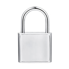 Serrure de porte sans clé aste USB, empreinte digitale, cadenas intelligent, déverrouillage rapide, alliage de zinc, métal, puce d'auto-développement, noir, argent