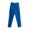 D3250 New Arrivals Women's Pants & Trousers Women High Waist Tight Solid Color Elegant Office Pants for Ladies Casual Pants