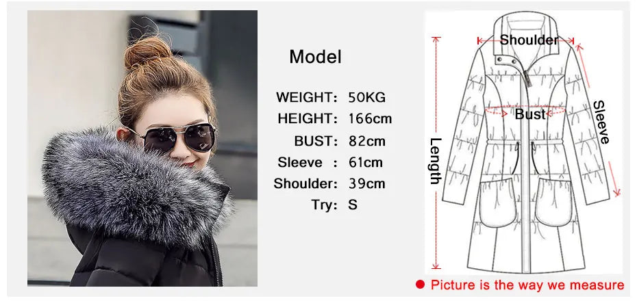 2025 nouveauté mode mince femmes veste d'hiver coton rembourré chaud épaissir dames manteau longs manteaux Parka femmes vestes