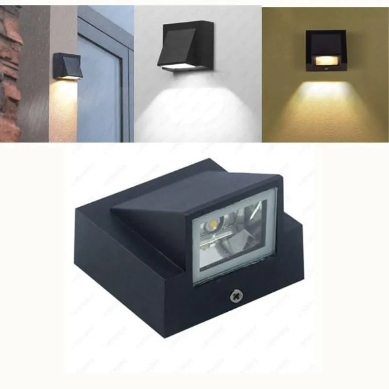 Applique Murale LED à Double Tête Imperméable Conforme à la Norme IP65, Éclairage d'Extérieur, 5/10W