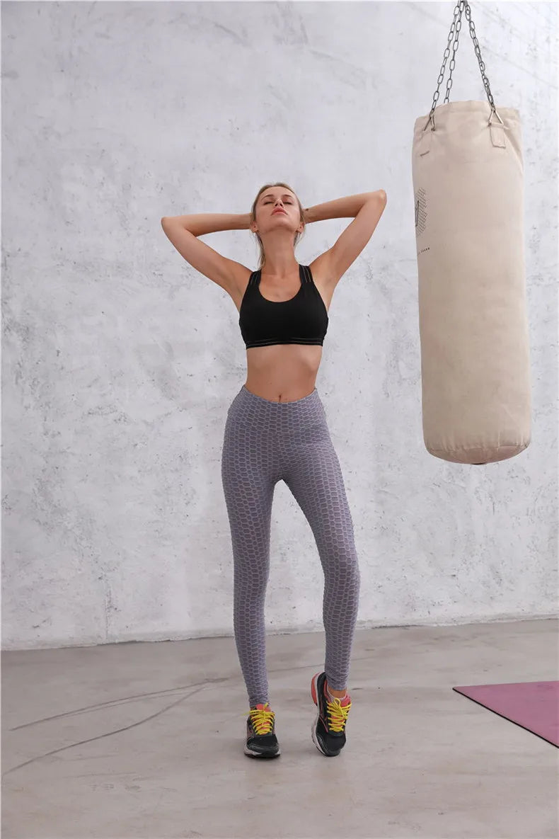 Leggings Push Up mode femme Sport Fitness taille haute Leggins Sexy bout à bout Scrunch entraînement collants de gymnastique pantalon