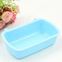 Petit bol d'alimentation pour animaux de compagnie, dispositif d'eau potable, mangeoire pour hamster, pigeon, tortue, tasse d'alimentation pour lapin