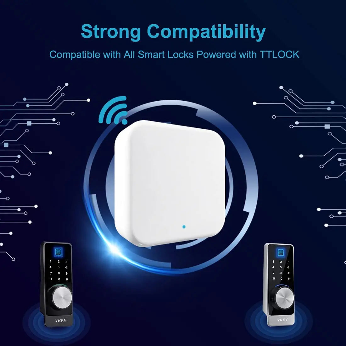 RAYKUBE TT LOCK G2 passerelle Wifi sans fil Hub RJ45 filaire G3 passerelle/TT serrure porte-clés télécommande/capteur de porte pour serrure intelligente