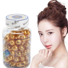 Capsules d'extrait de vitamine E, crème hydratante, sérum Ve, maquillage coréen pour le visage, 90 pièces/bouteille, soins pour la peau