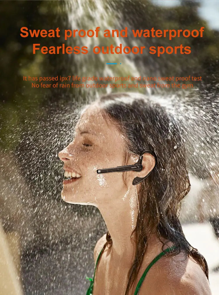 Écouteurs Bluetooth 5.3, stéréo, mains libres, suppression du bruit, casque d'affaires sans fil avec micro HD pour tous les téléphones intelligents