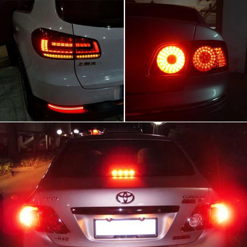 2/4/10 pieces P21/5W Ba15S 1156 LED bulb BAY15D 1157 turn signal 12V 7000K white Super bright car brake reverse parking lights