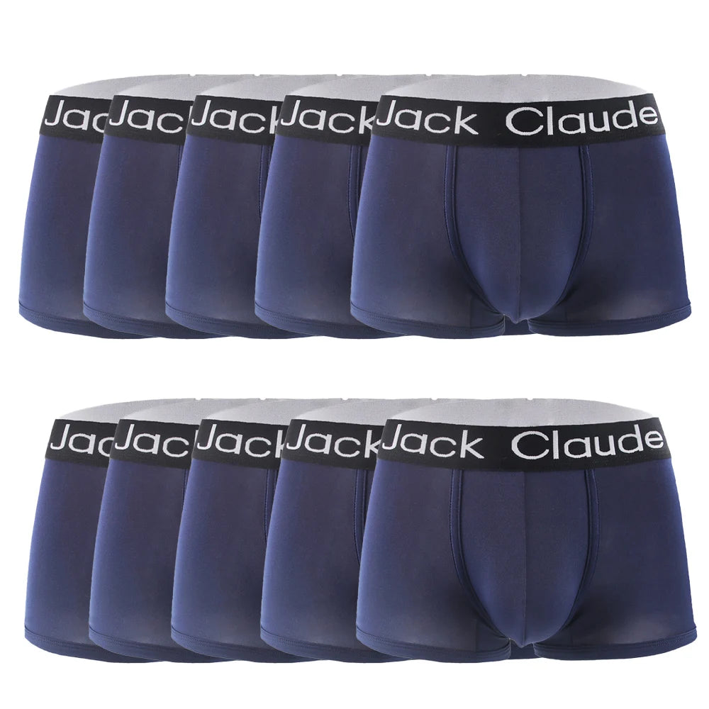 10 pièces/lot hommes Boxershorts Sexy Boxer doux lettre imprimé Boxer Shorts pour hommes sous-vêtements hommes boxeurs mâle Slip Homme Calzoncillo